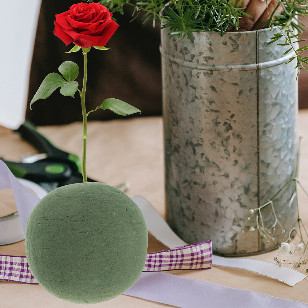 Wedding Support - قطعتان من كرات الفوم الزهرية الخضراء