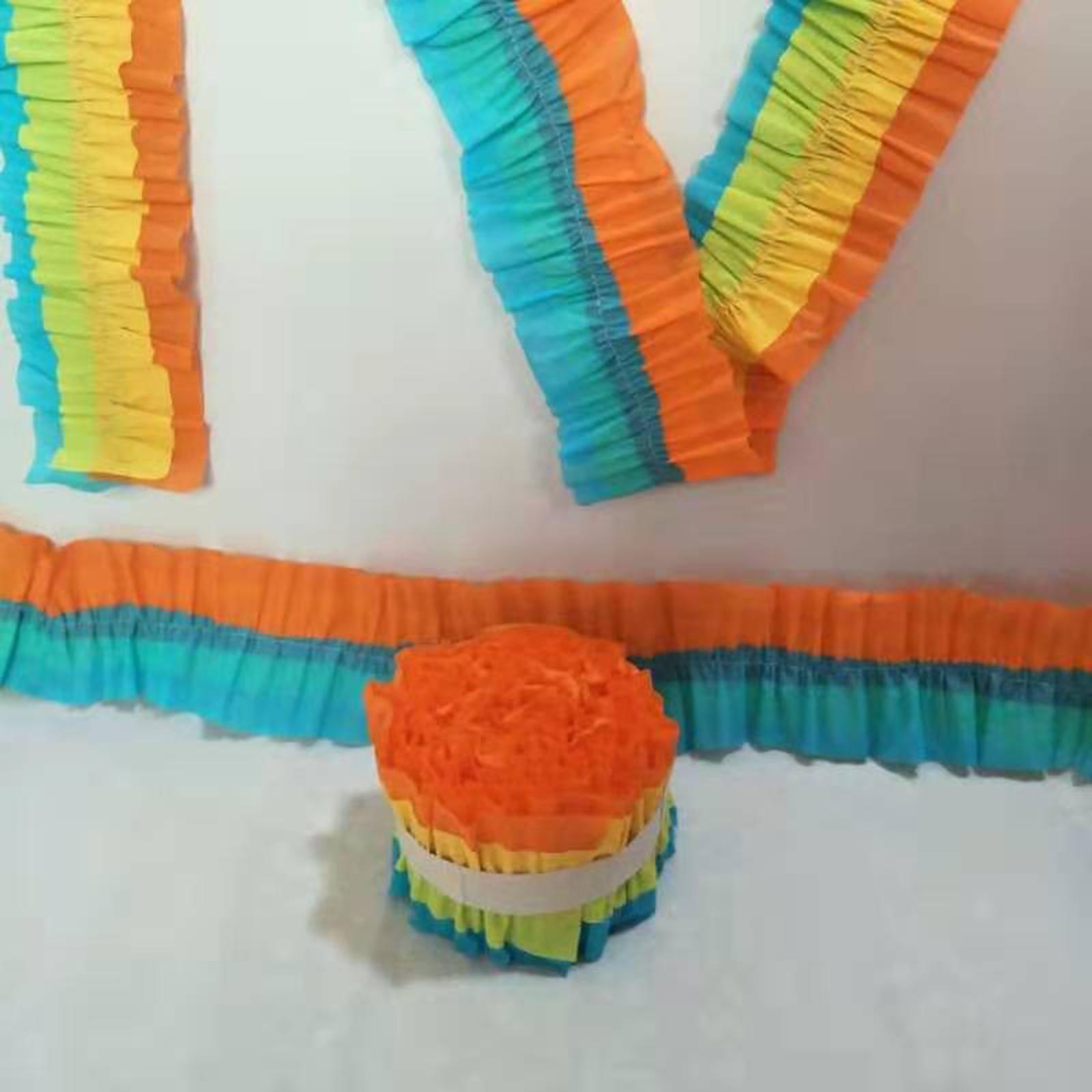 Papercraft Supply Ribbon - قطعتان من لفائف الورق المجعد وأشرطة