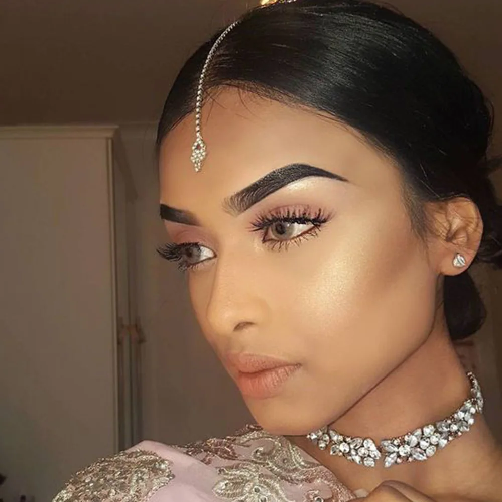 Stonefans هندسية الجبين سلسلة  - مراجعة Indian Wedding Supply وسعره