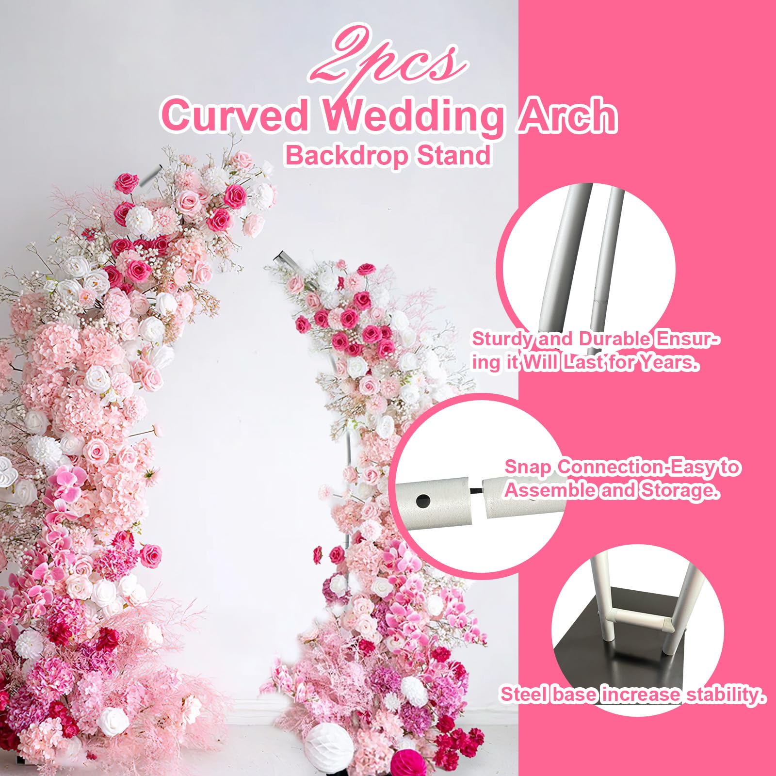 حامل بالون نصف قوس، حامل زهور، - مراجعة Wedding Balloon Arch وسعره