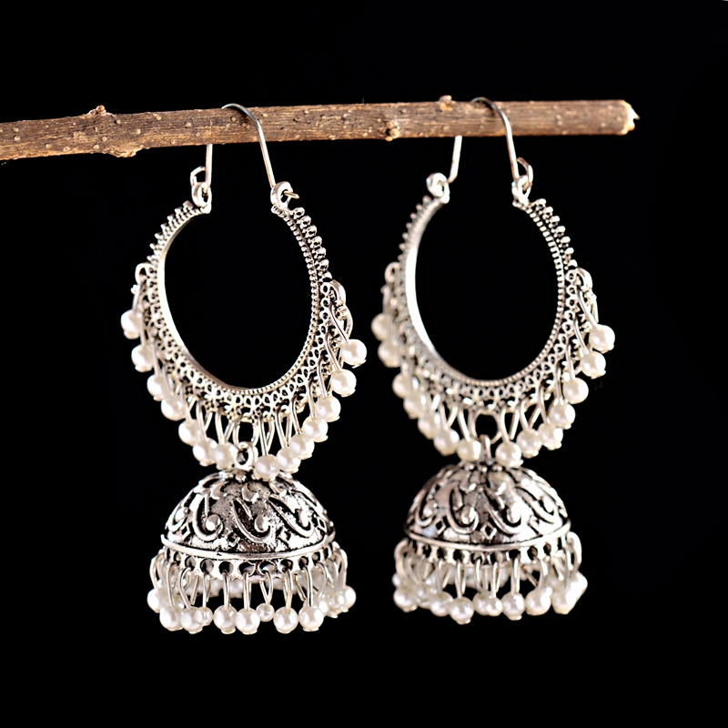 جديد الهندي Jhumka مجوهرات للن - مراجعة Indian Wedding Supply وسعره