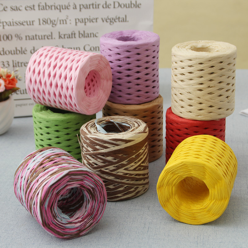 حبال من قش الرافية الطبيعية ،  - مراجعة Papercraft Supply Ribbon وسعره