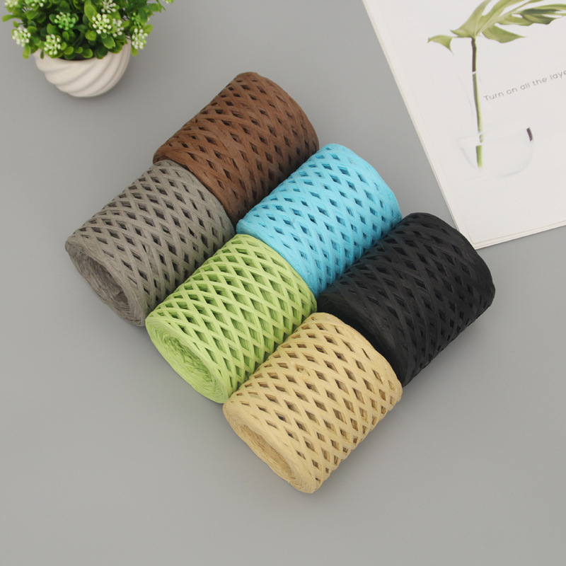 حبال من قش الرافية الطبيعية ،  - مراجعة Papercraft Supply Ribbon وسعره