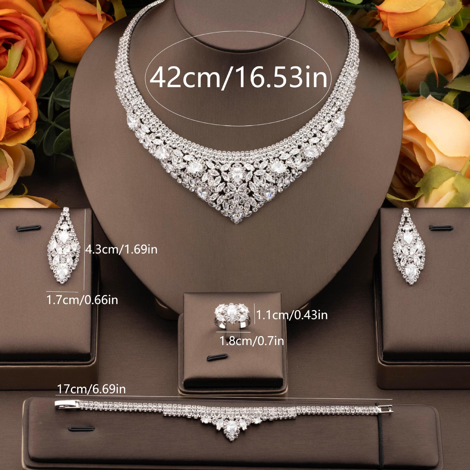 طقم مجوهرات للعروس من 4 قطع، م - مراجعة Indian Wedding Supply وسعره