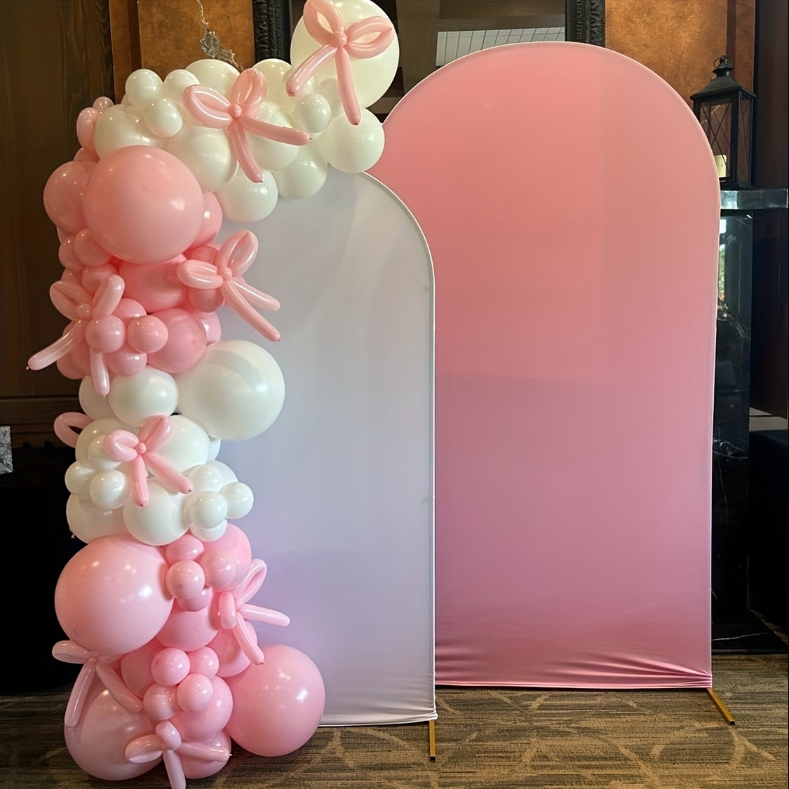 مجموعة أقواس بالونات وردية 141 - مراجعة Wedding Balloon Arch وسعره